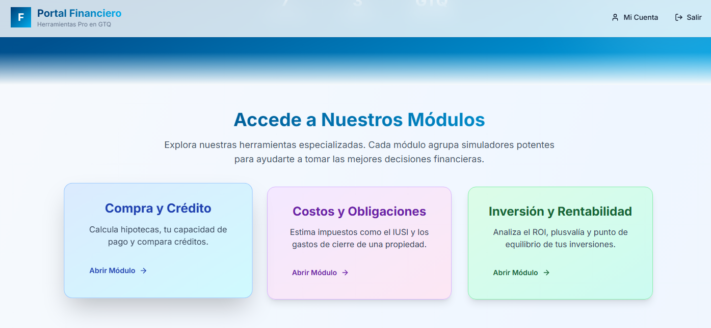 WebApp Landing Page