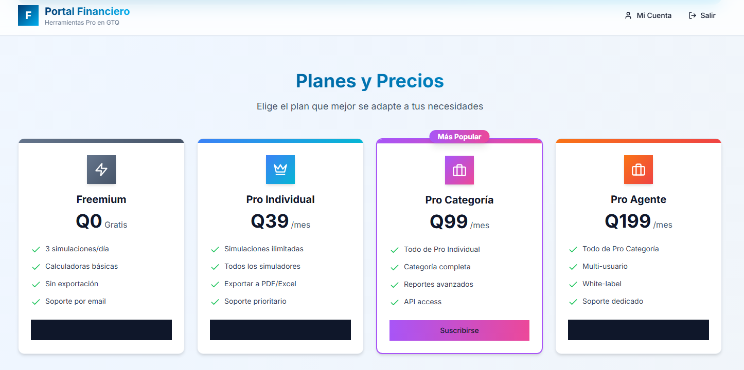 WebApp Landing Page