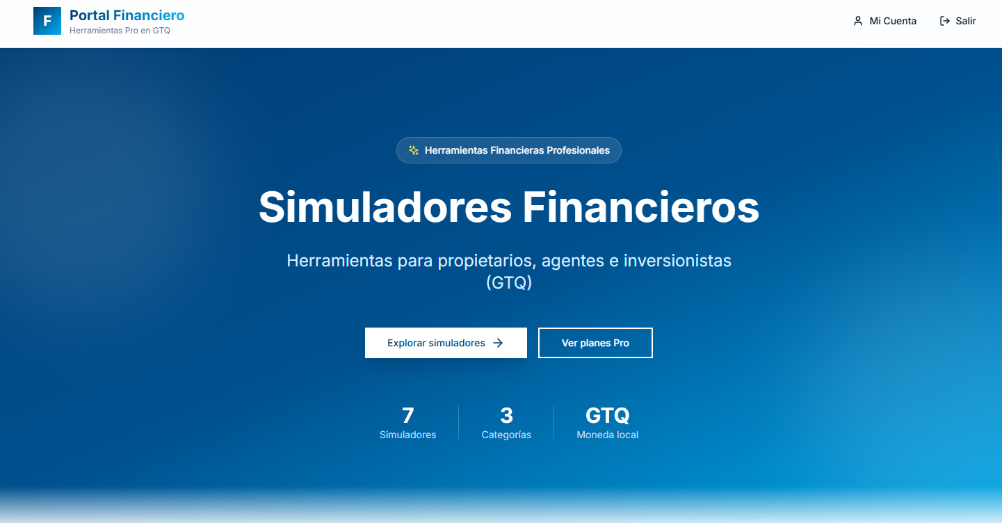 WebApp Landing Page